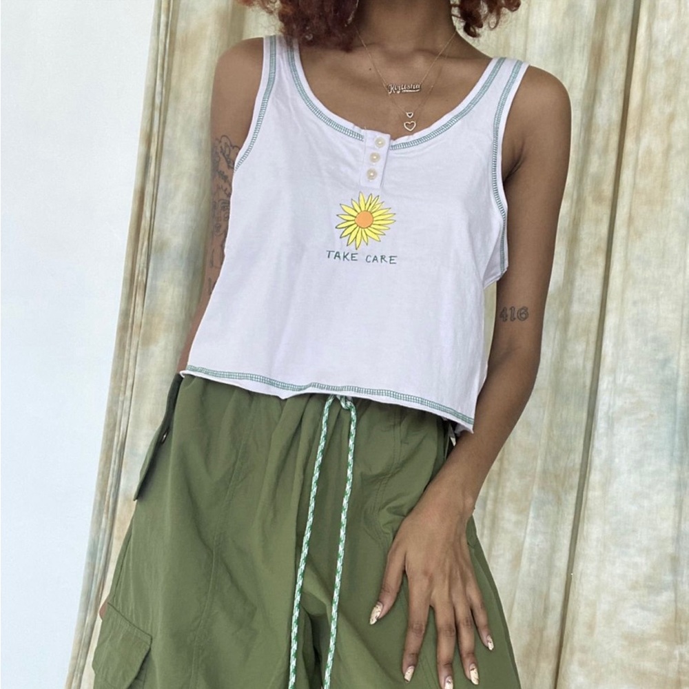 NWT Urban Outfitters Sunflower Tank